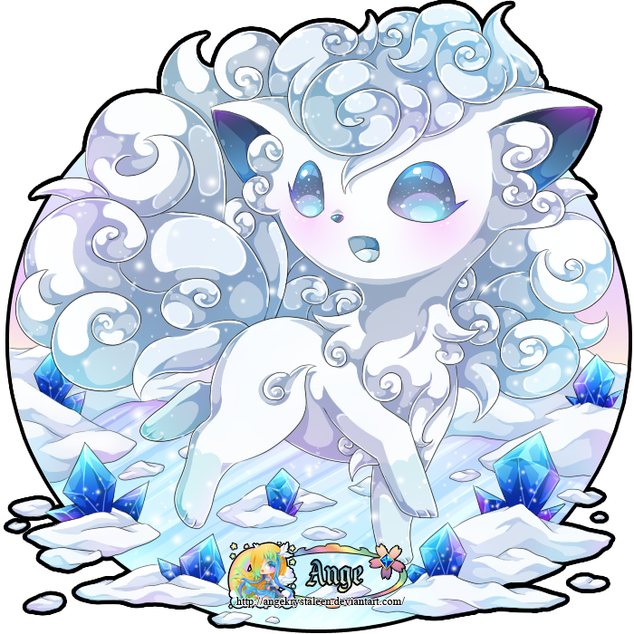 + Alolan Vulpix + by AngeKrystaleen on DeviantArt