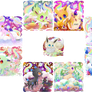 + Pokemon Rainbow Galaxy + Eeveelutions Shinies +