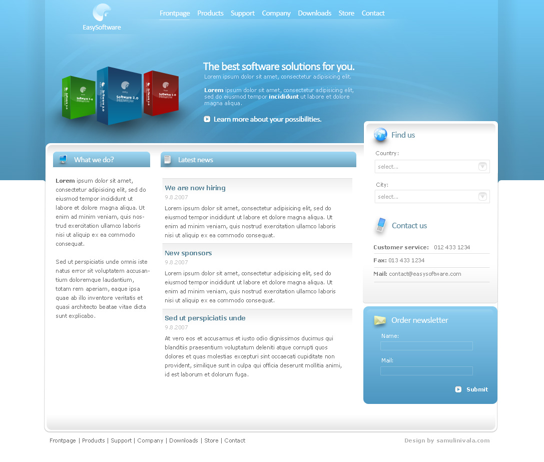 Easy Software layout by bliz on DeviantArt
