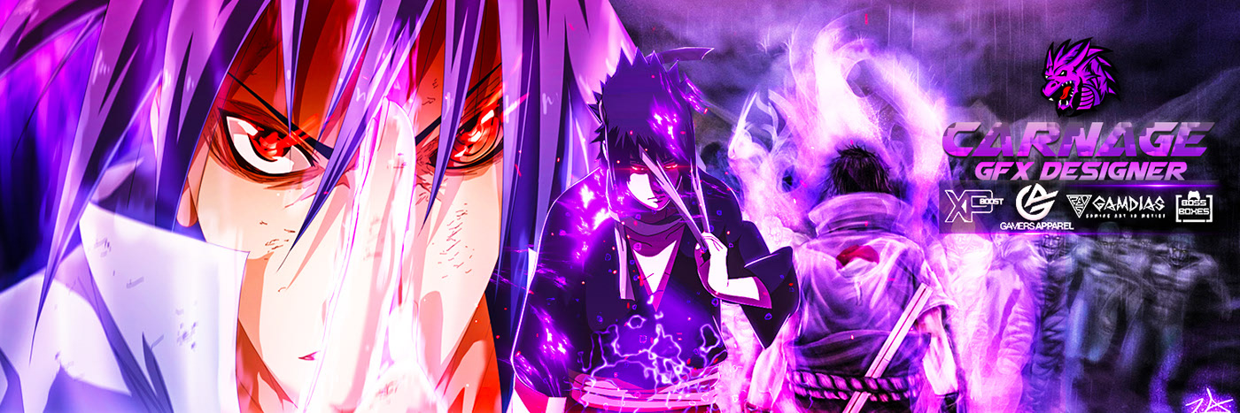 Sasuke Uchiha Naruto Twitter Header By Carnagetd On Deviantart