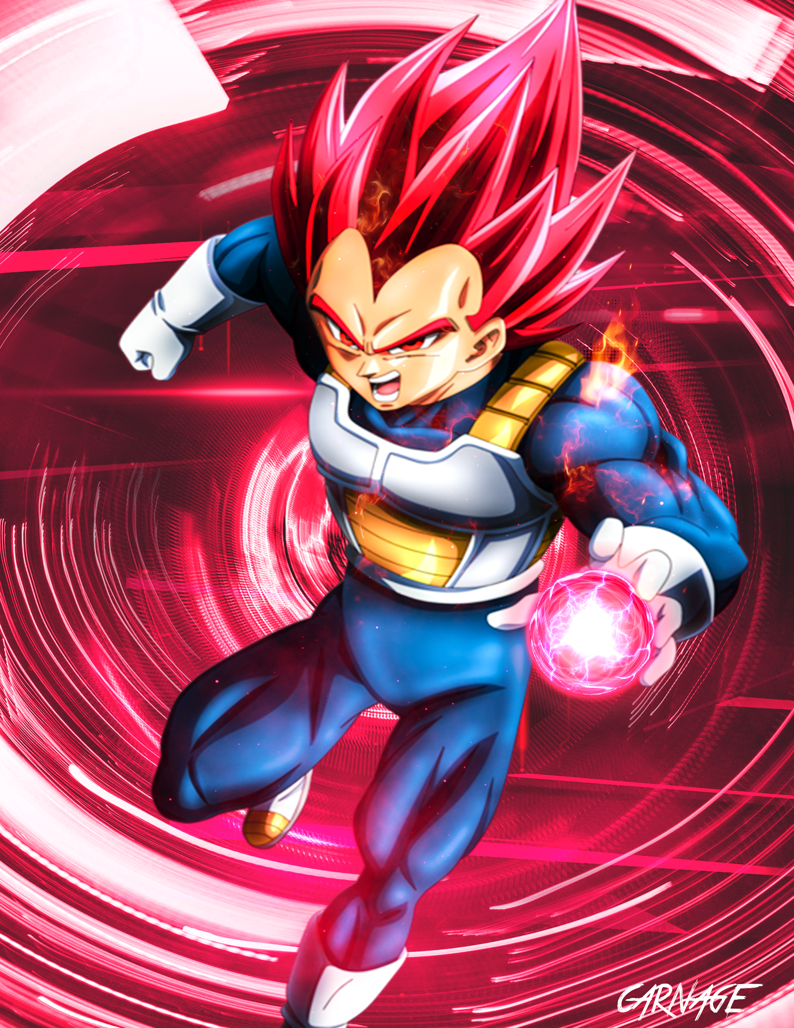 vegeta prince saiyajins by naironkr on DeviantArt