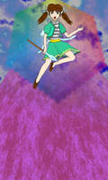 Hibarin Touhou-ification (colored) by ArtsWithWolves on DeviantArt
