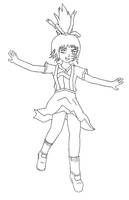 Hibarin Touhou-ification (colored) by ArtsWithWolves on DeviantArt
