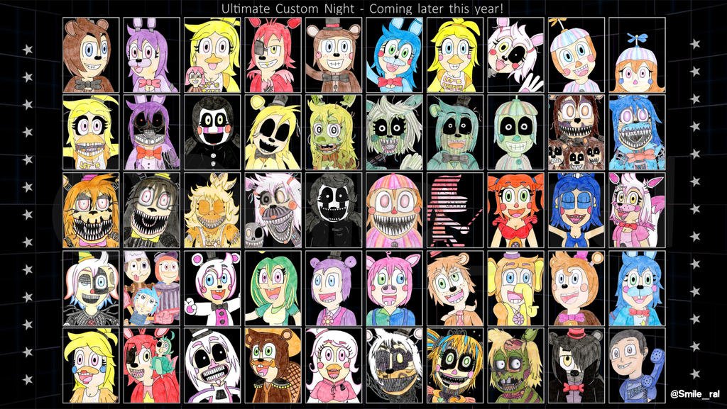 Ultimate Custom Night Complete (Fanart) by OreoSmile-HD on DeviantArt