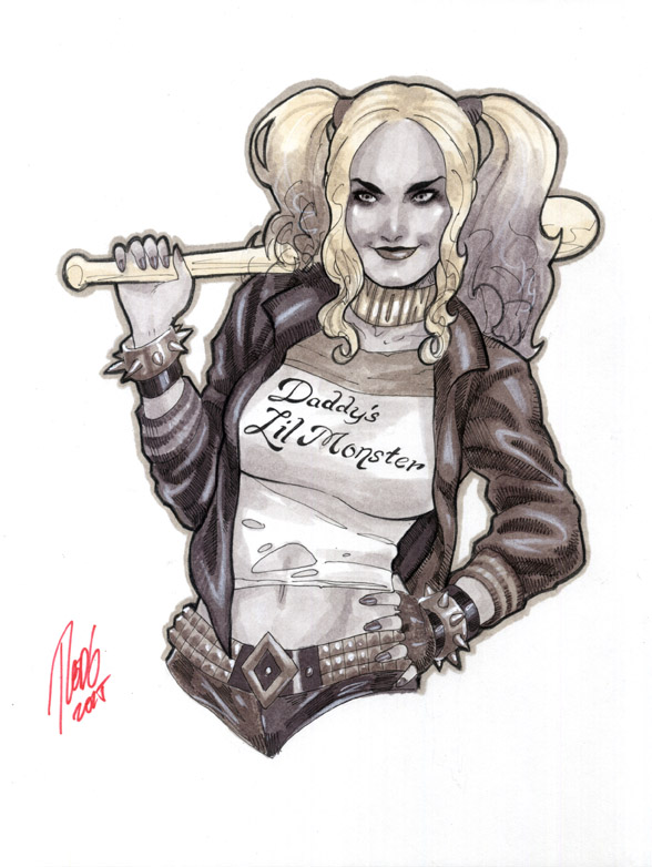 Harley Quinn Conventions Sketch