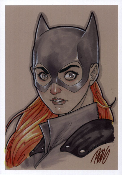 Head Sketch: Batgirl