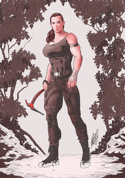 Lara Muscled Croft