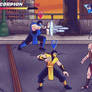 Streets of Kombat (Scorpion and Sub-Zero) 