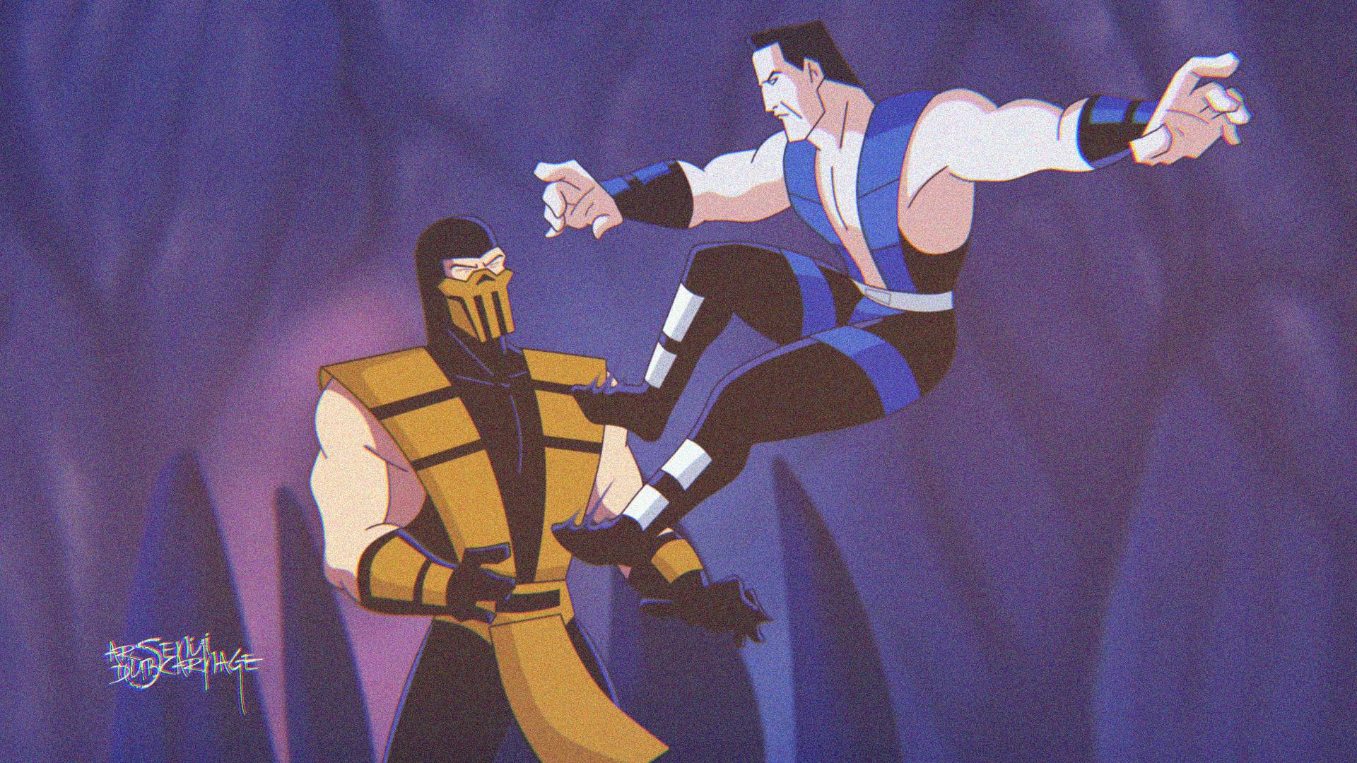 Mortal kombat 1992 HD SUB-ZERO VS SCORPION by timka5530219 on