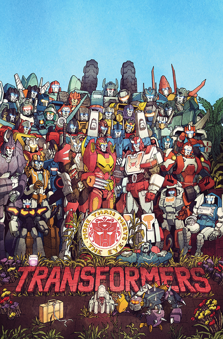 Transformers MTMTE #12 RI cover colors