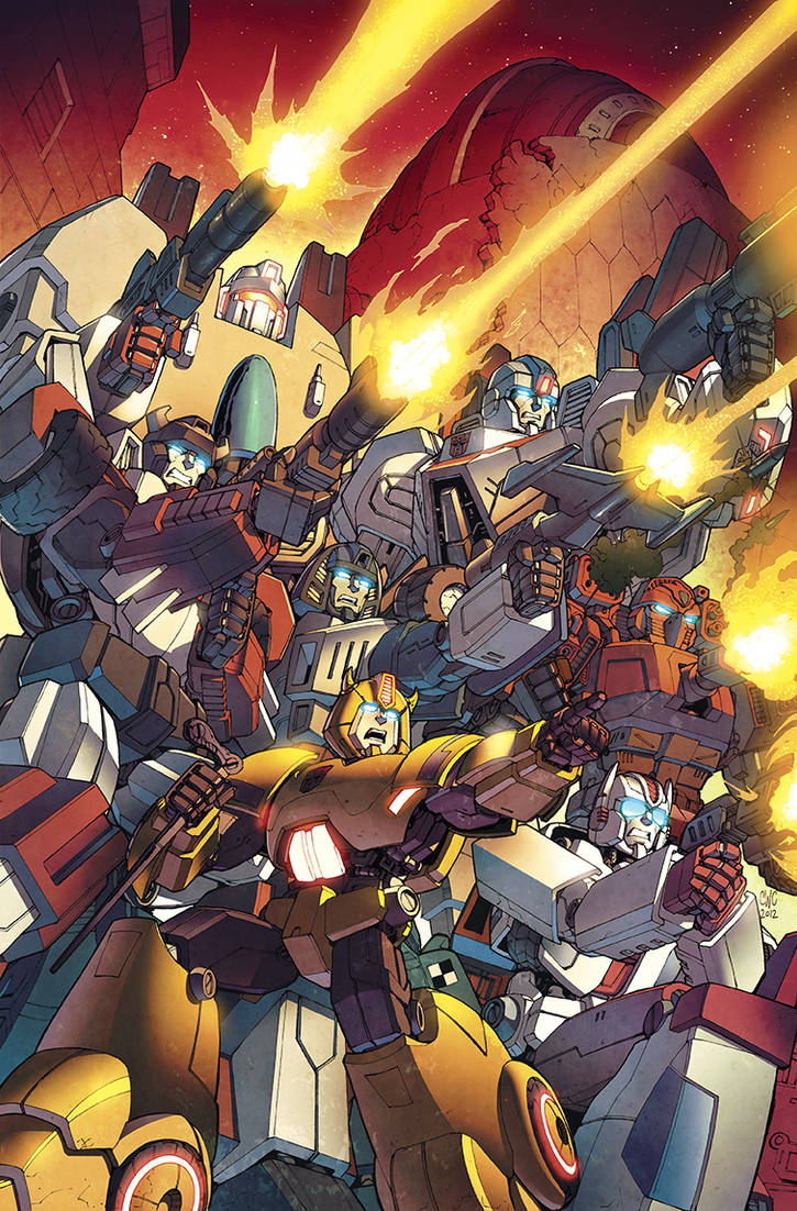 Transformers RID #12 cover colors by khaamar on DeviantArt