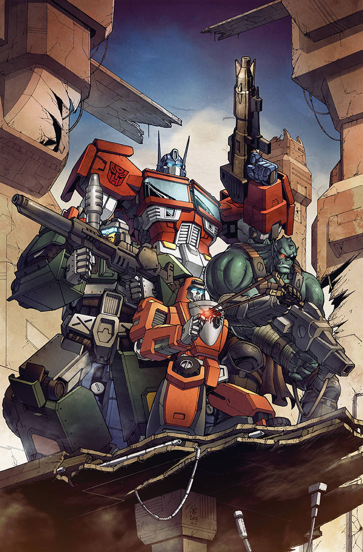 Transformers RID #19 cover B colors by khaamar on DeviantArt
