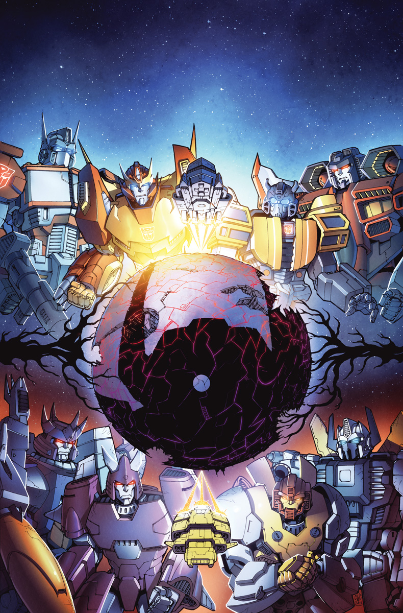 TF Dark Cybertron #1 cover colors