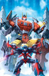 Transformers Combiner Wars #2 cover colors