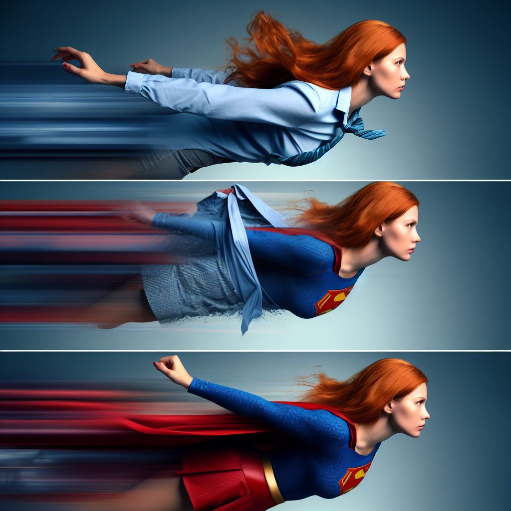 Super girl flying high by 0binobi on DeviantArt