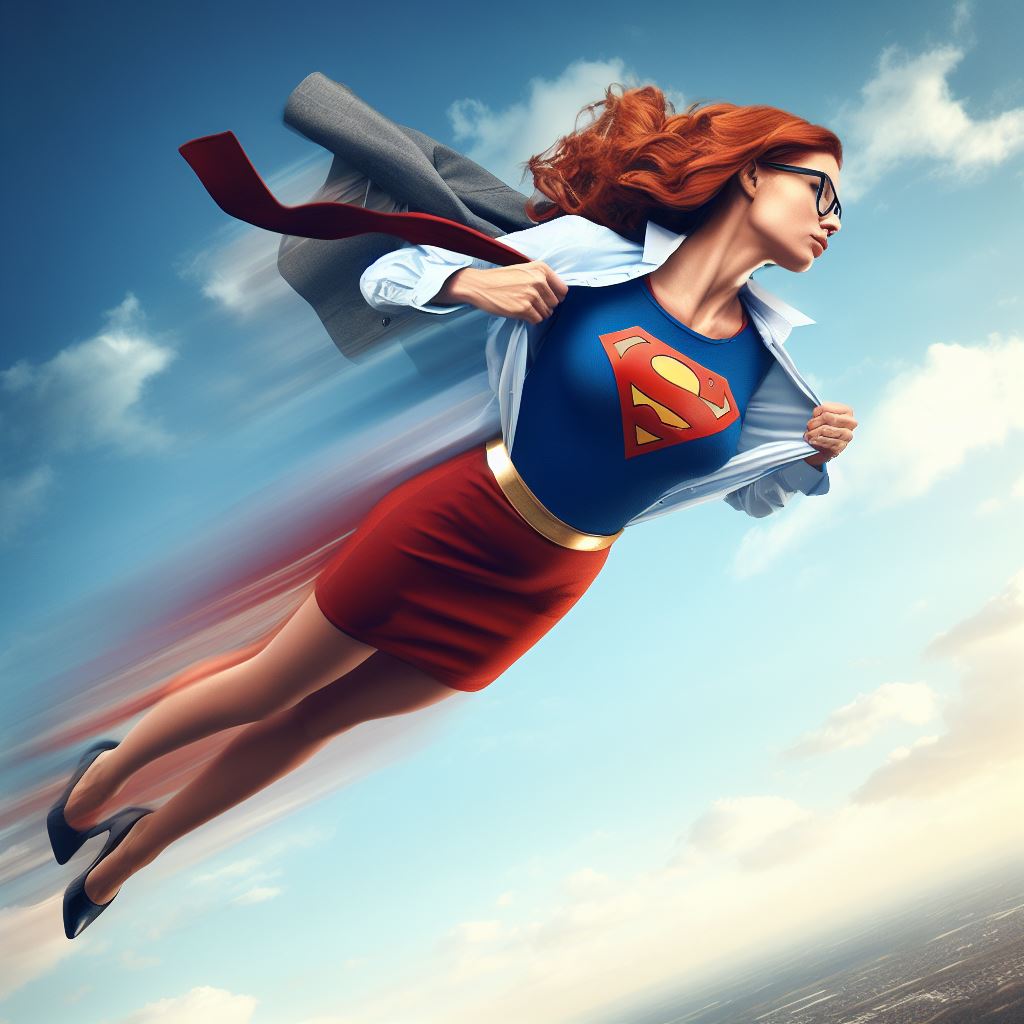 Super girl flying high by 0binobi on DeviantArt