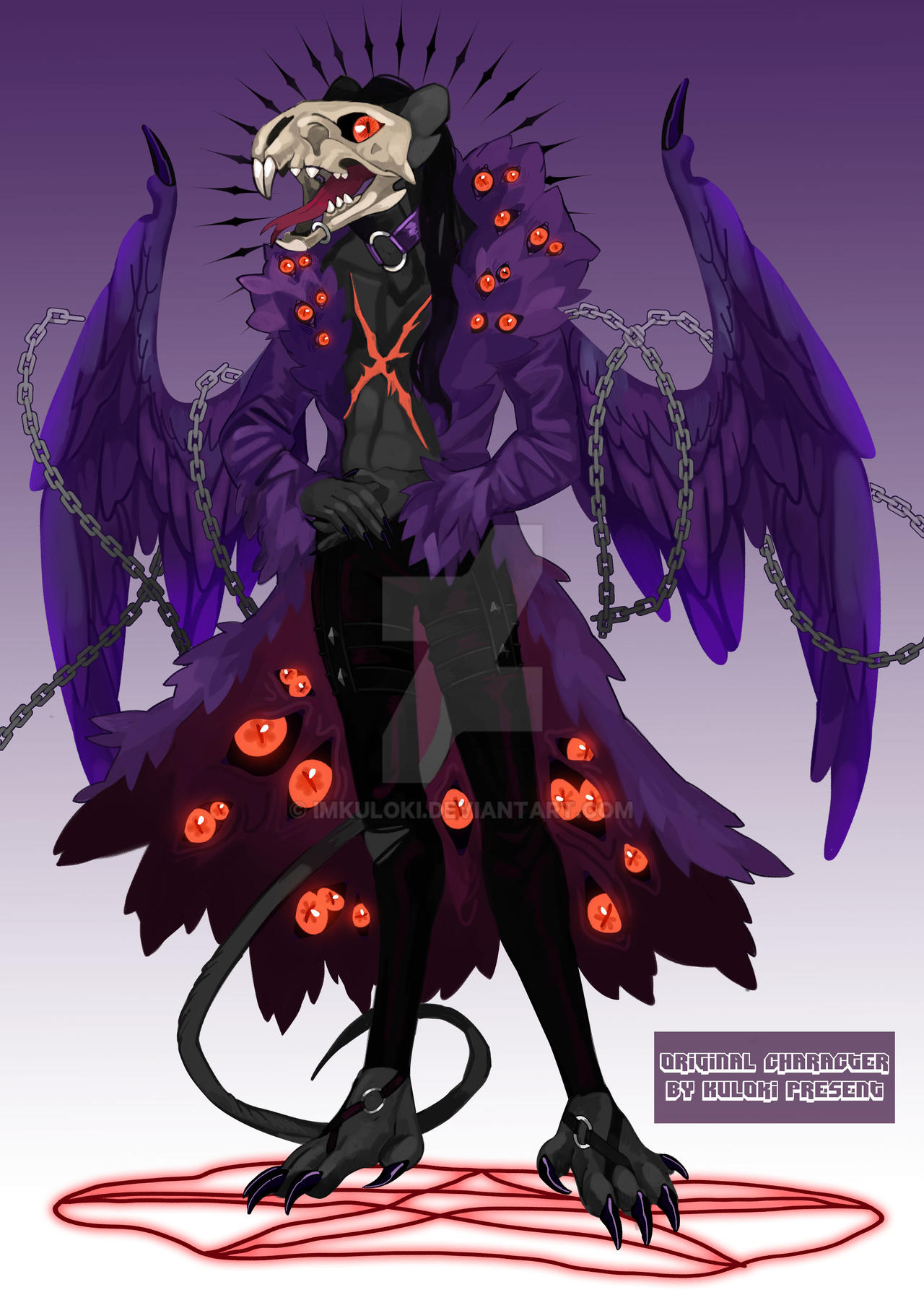 Custom Demonic Entity Adoptable custom - Demon by ImKuloki on DeviantArt