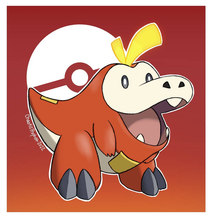 Fuecoco by AutumnFoxtrot on DeviantArt