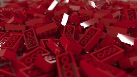 Scattered Lego bricks
