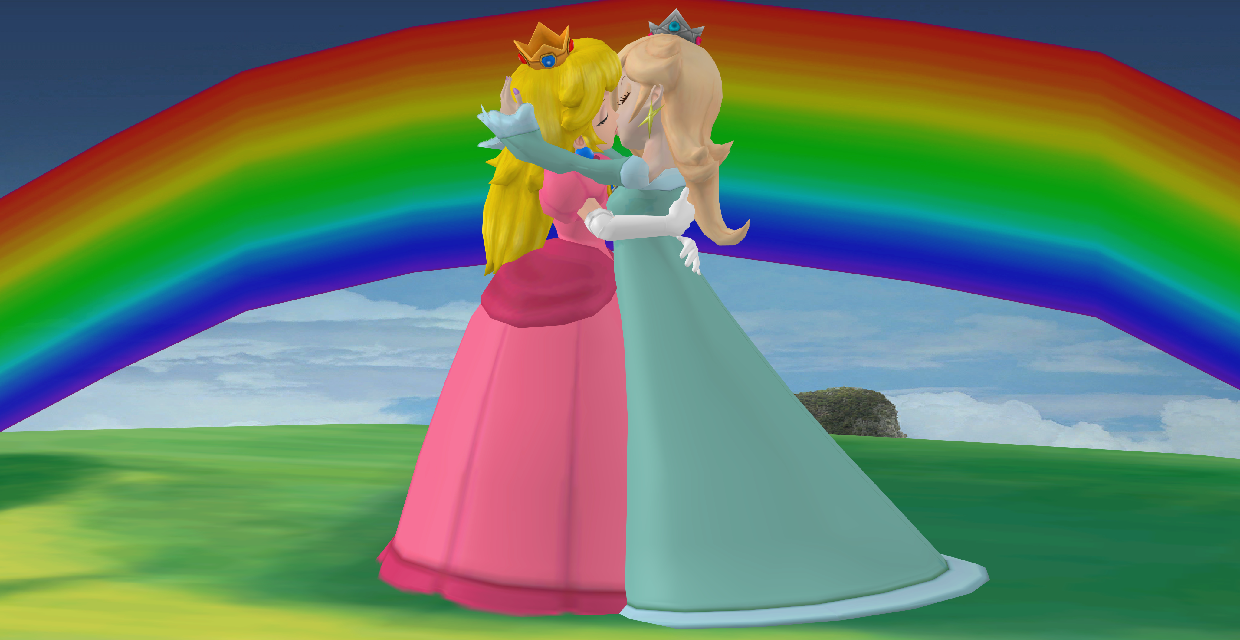 Princess Peach Lips Kiss