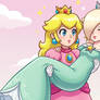 Peachalina ~ Peach Carrying Rosalina