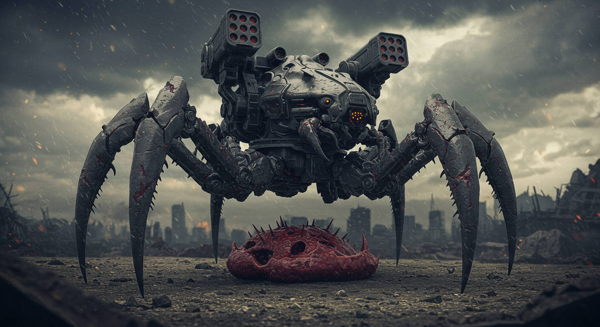 Crab Shell Mech Crab Mech by Arherion on DeviantArt