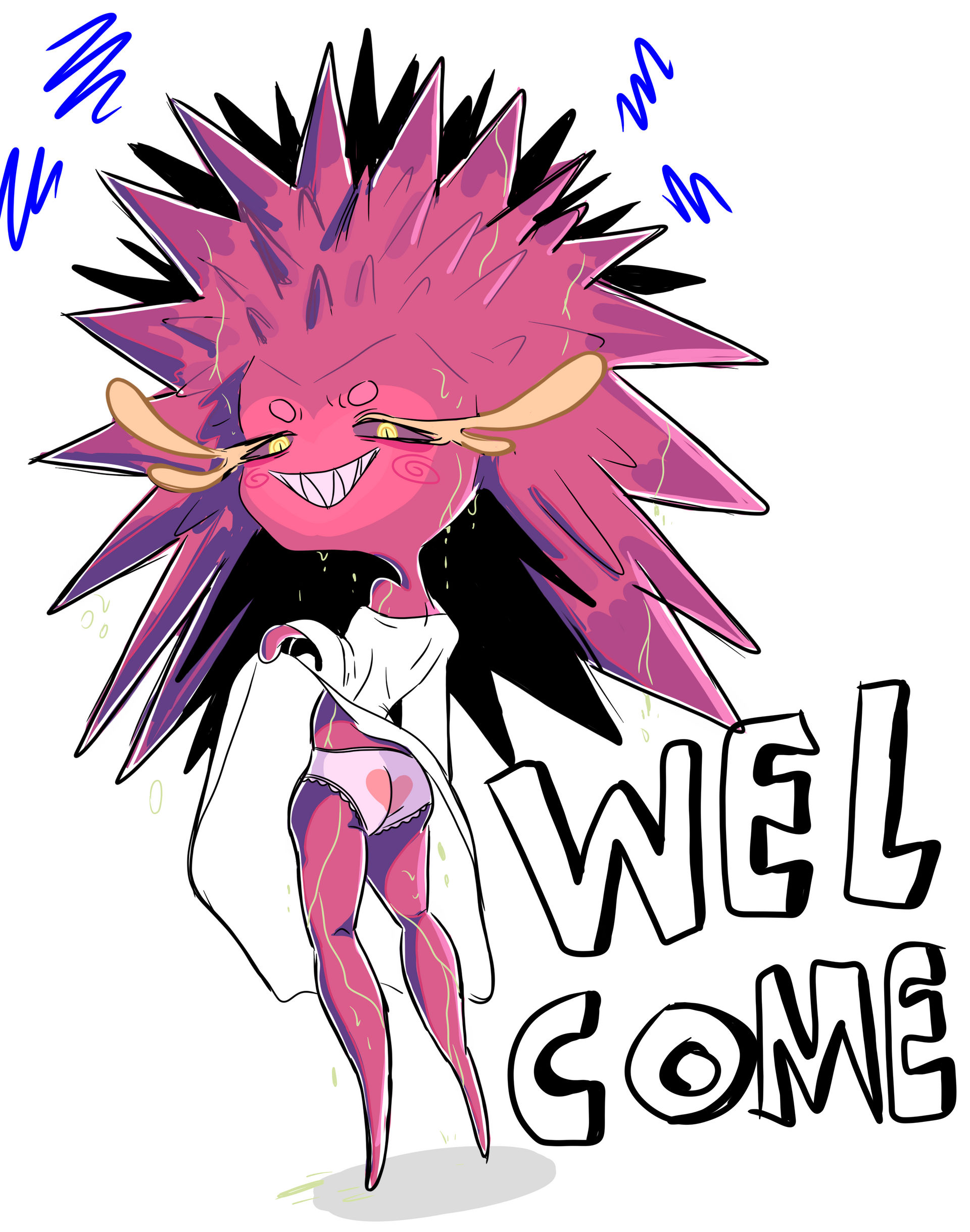 Panty shot by Bluerm on DeviantArt