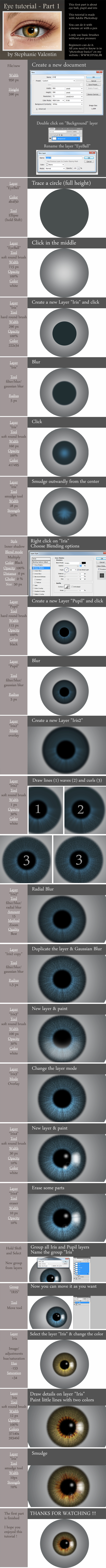 How to draw realistic EYE - Part 1/3