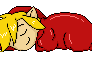 Sleepy Pixel Red