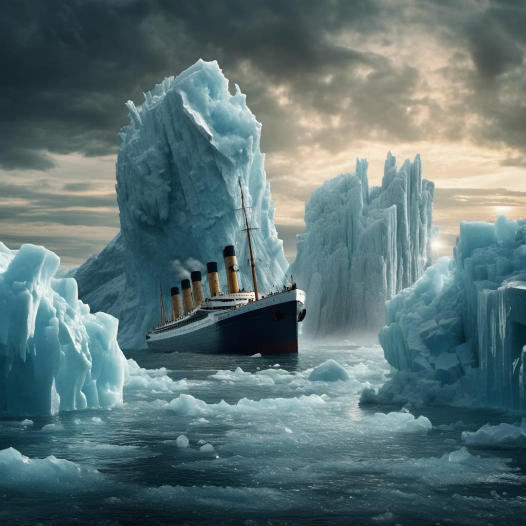 Titanic And Icebergs By VividMindArt On DeviantArt titanic-and-icebergs-by-vividmindart-on-deviantart