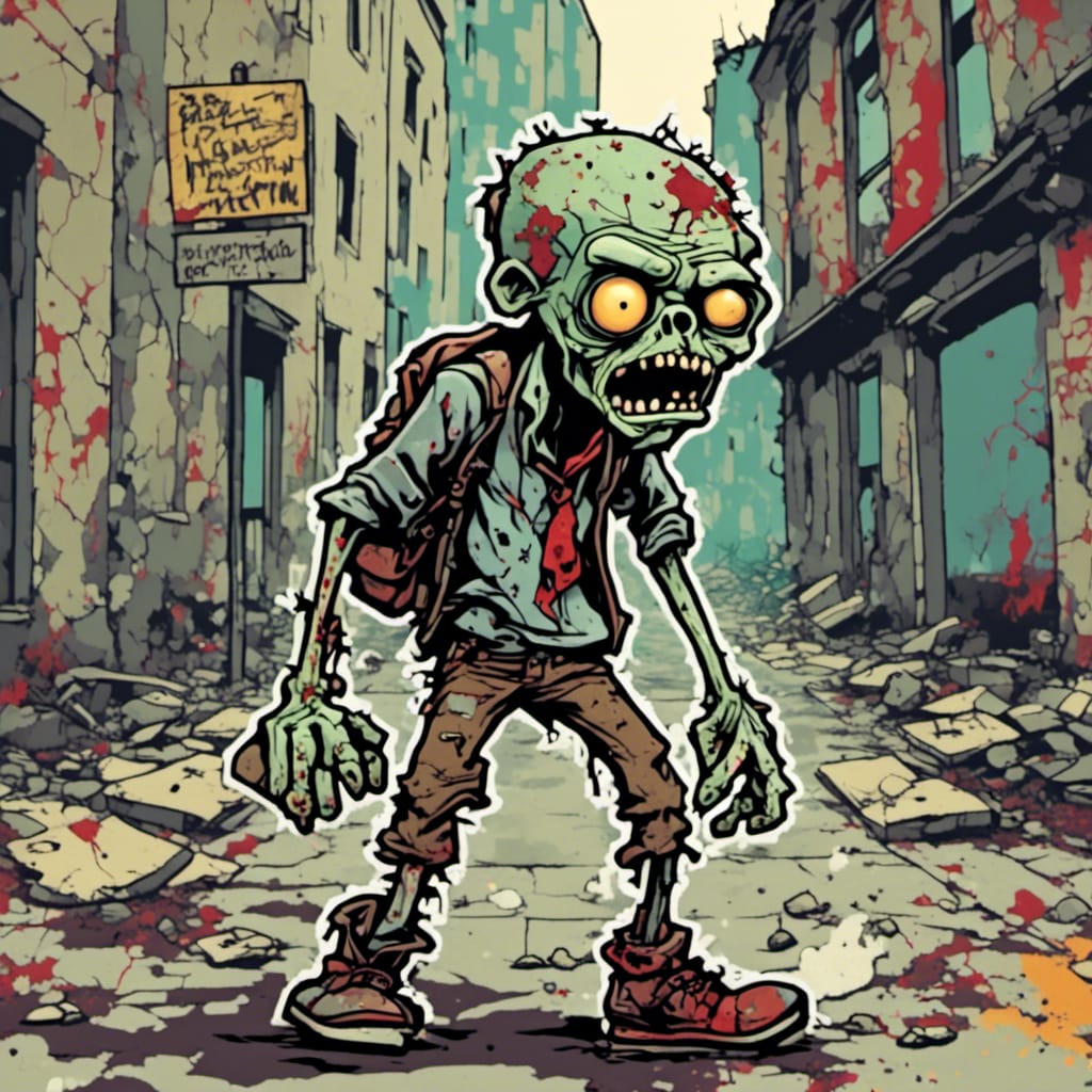 Deviantart Vendant Zombie Cartoon Zombie by VividMindArt on DeviantArt