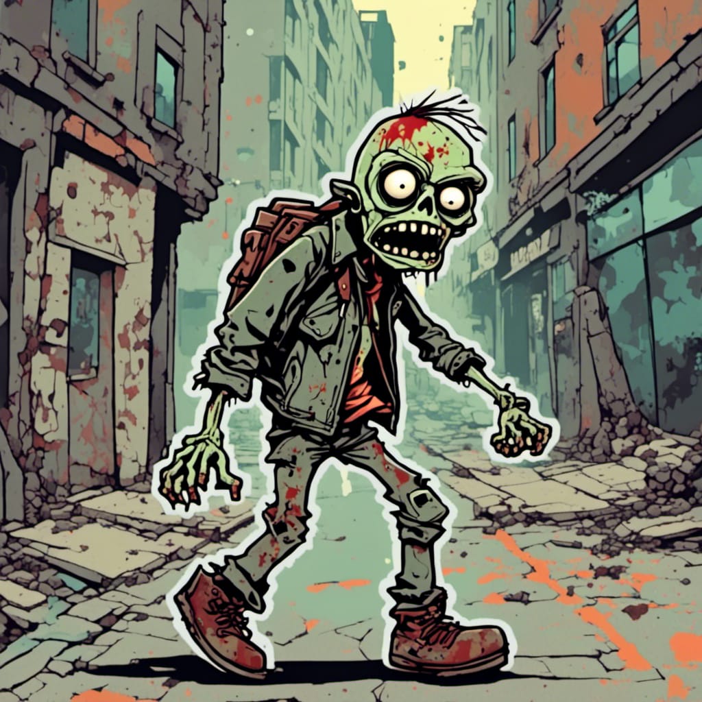 Deviantart Vendant Zombie Cartoon Zombie by VividMindArt on DeviantArt
