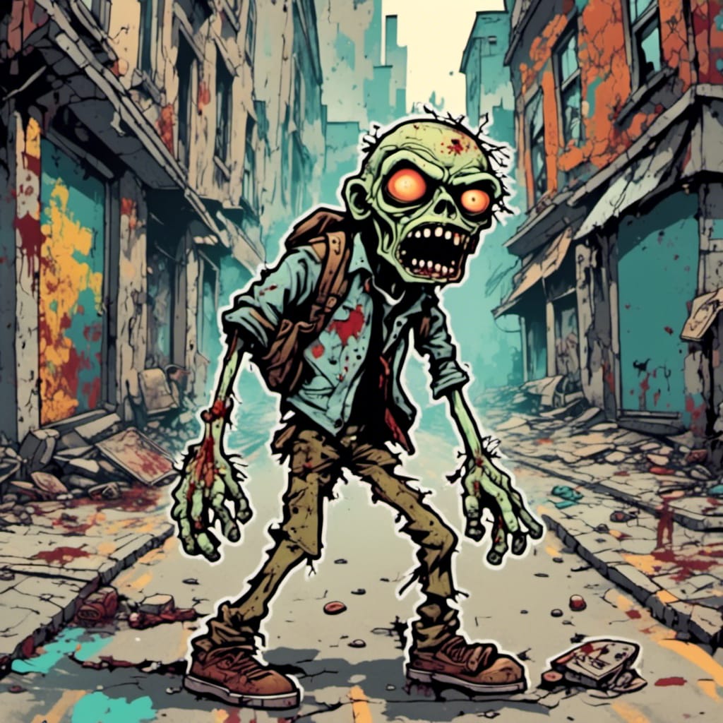 Deviantart Vendant Zombie Cartoon Zombie by VividMindArt on DeviantArt