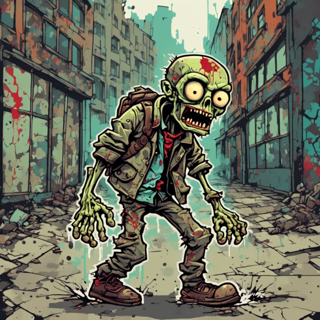 Deviantart Vendant Zombie Cartoon Zombie by VividMindArt on DeviantArt