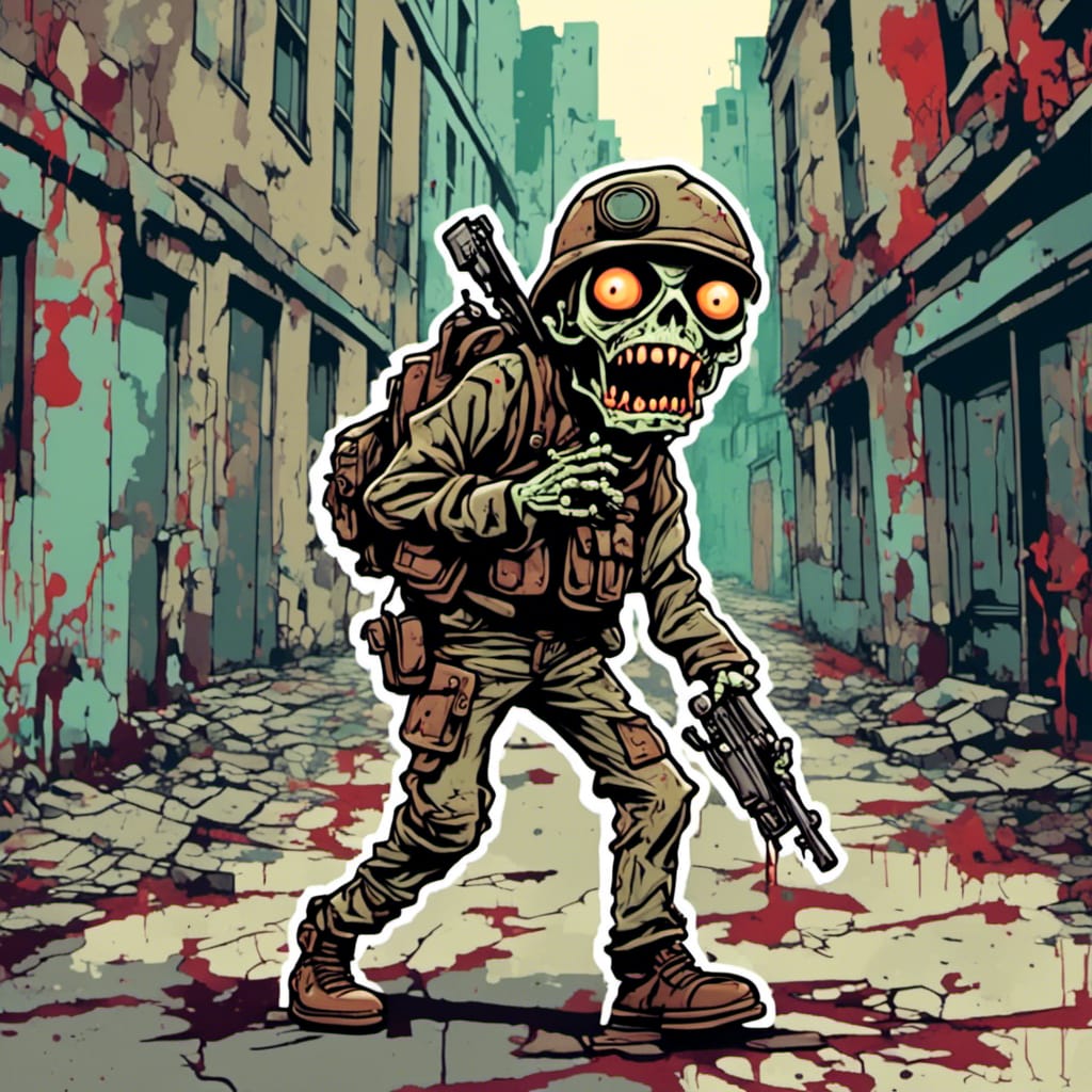 Deviantart Vendant Zombie Cartoon Soldier Zombie by VividMindArt on DeviantArt