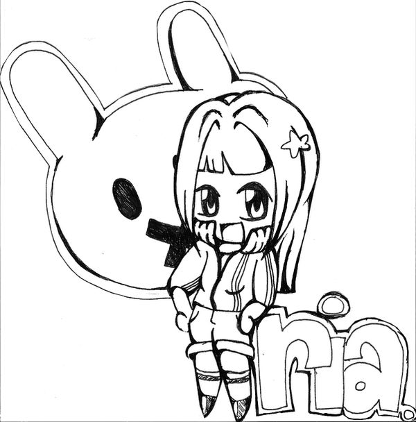 Coloring Ria ria lineart by PANDAbii on DeviantArt