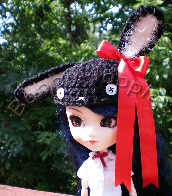 Blythe Doll Amigurumi Buni Hat