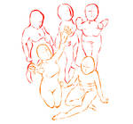 images Group:xitu_Rsbi8S= Drawing Poses group pose drawing challenge by