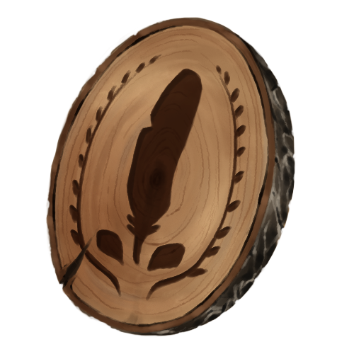 Wooden Token by AlphaStryx Wooden Token by AlphaStryx