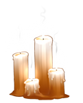 Dauis Prayer Candles by AlphaStryx