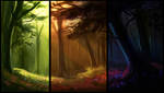 Forest Glade Background Pack by AlphaStryx