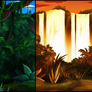 Jungle Waterfall Background Pack