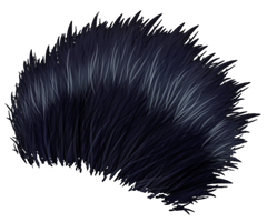 Fur tuft - Black