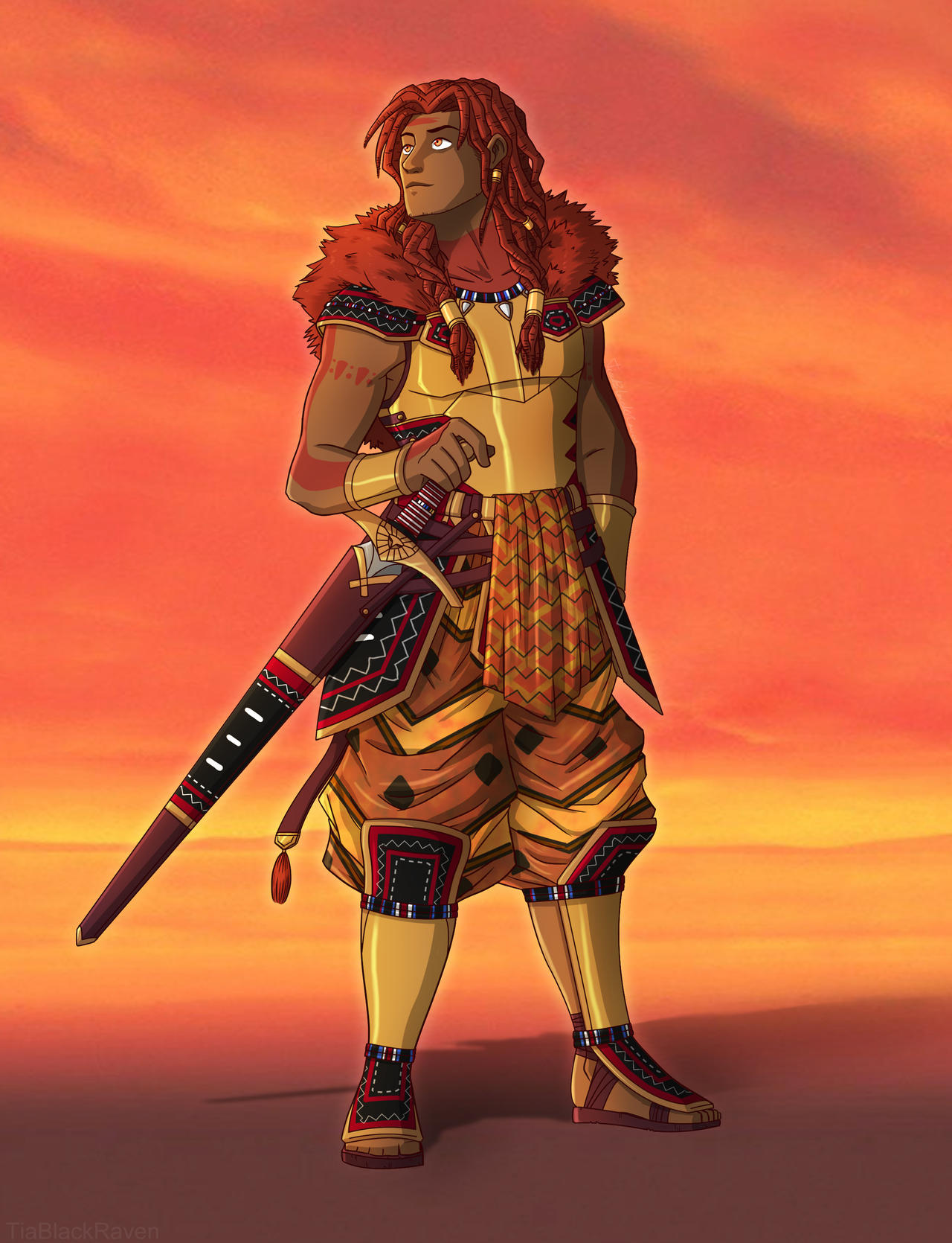 The Lion King-Human Version Simba by TiaBlackRaven on DeviantArt