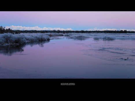 Winter Sunset, Tawah Creek