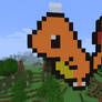 Minecraft Charmander Pixel Art