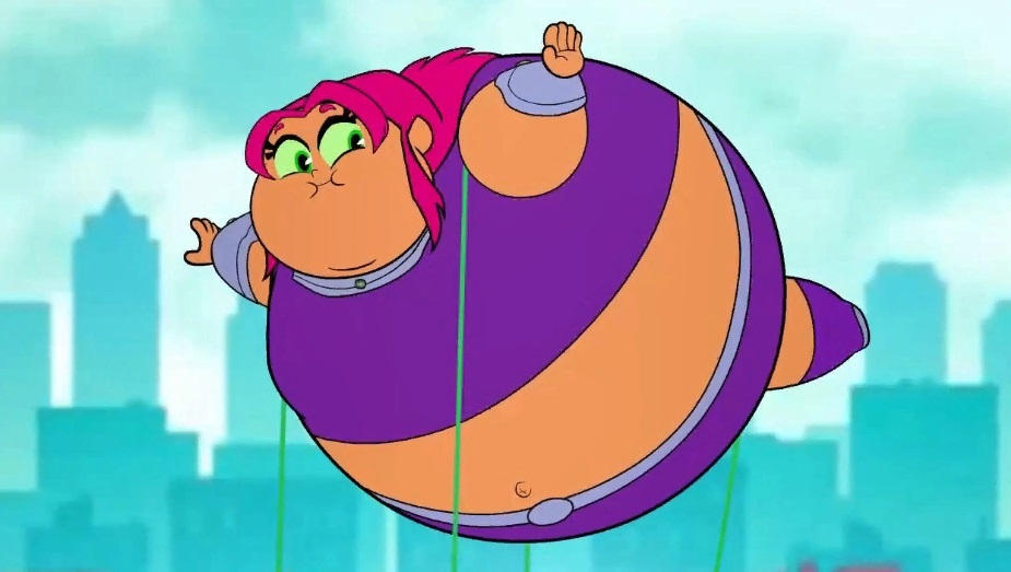 Inflated Starfire By Mleshyov On Deviantart Inflated Starfire By Mleshyov On Deviantart