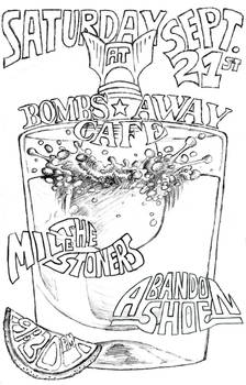 Bombs Away Poster SKETCH