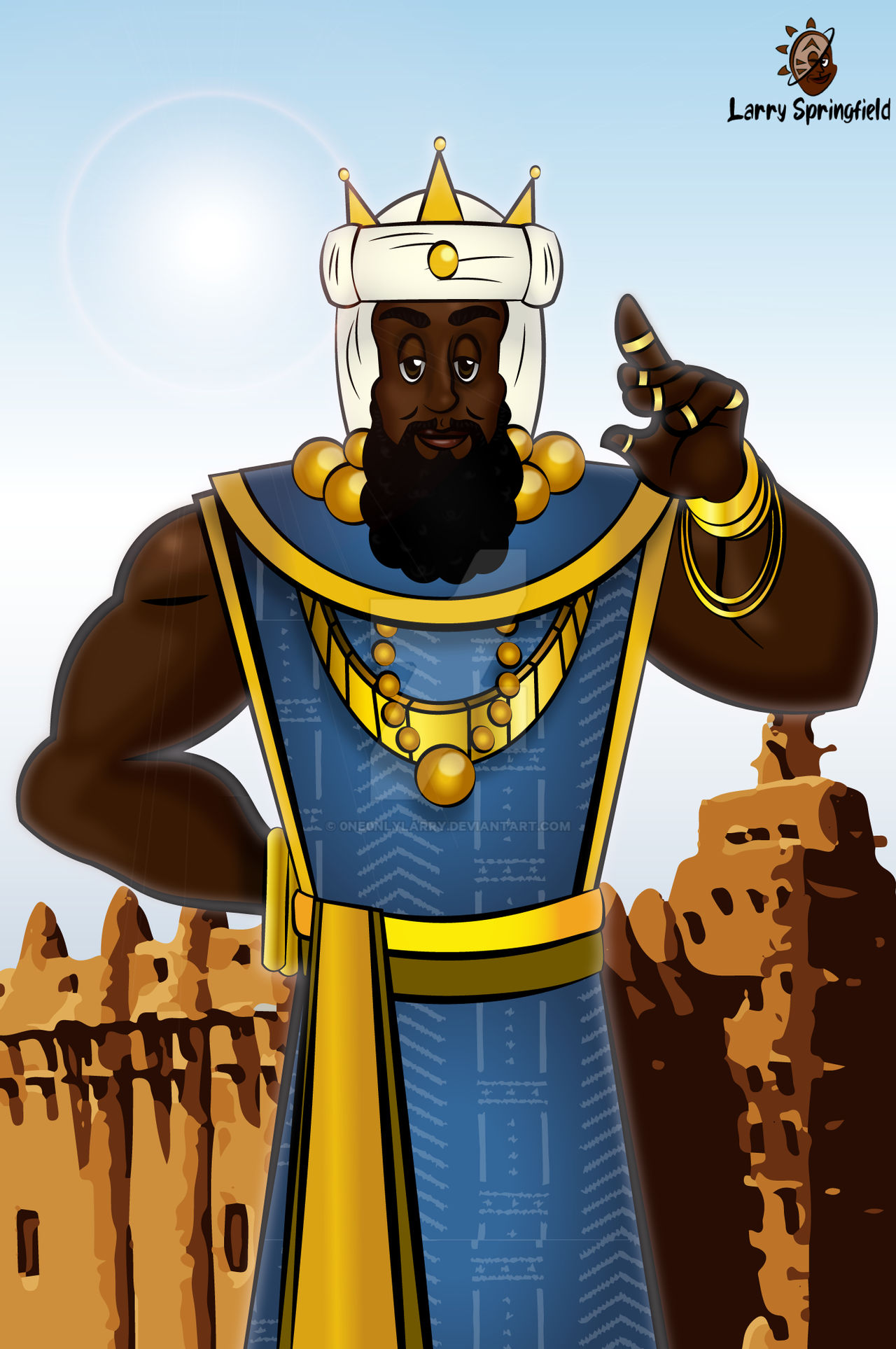 Mansa Musa by 0ne0nlyLarry on DeviantArt