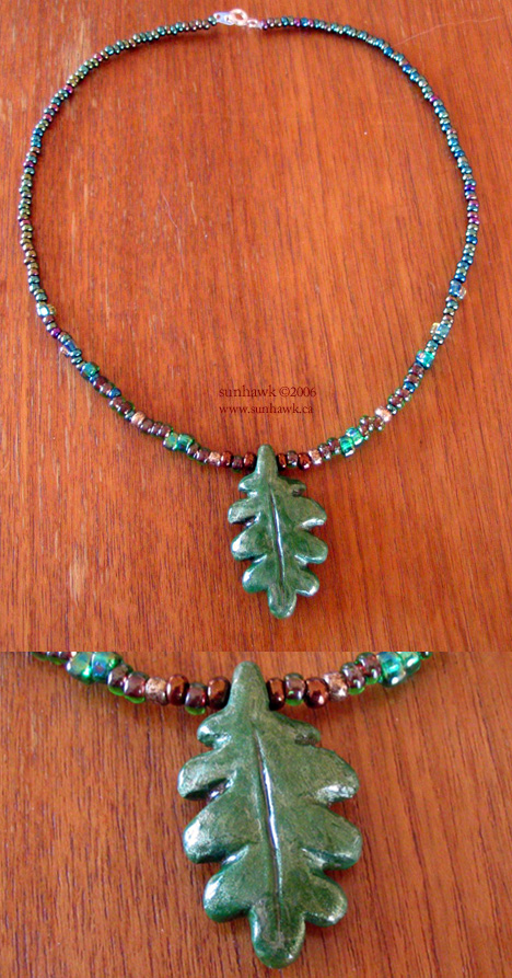 Oak Leaf Necklace